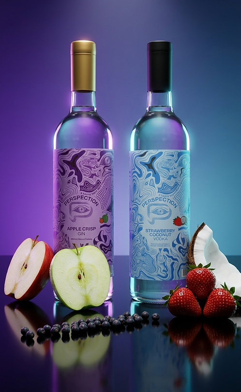 Perspection Spirits — Apple Gin and Strawberry Coconut Vodka by Vanessa Braxton